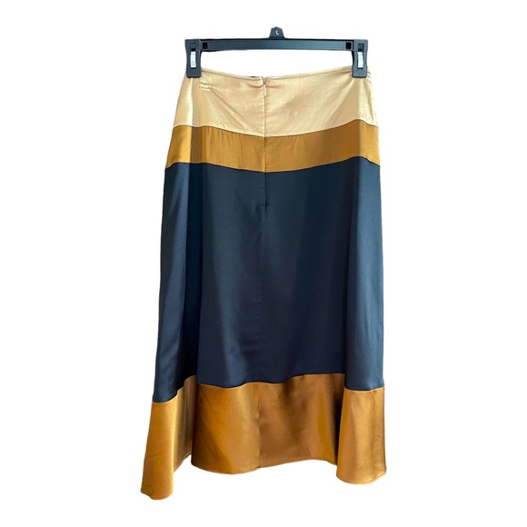 Dorothee SCHUMACHER Silk Color-block Skirt Large - Picture 2 of 6